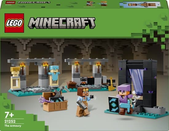 LEGO Minecraft De wapensmederij Avontuurlijk Actie Speelgoed voor Kinderen 21252