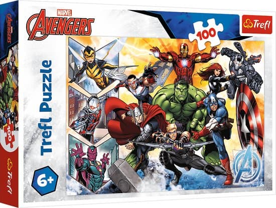 Trefl Avengers Stripfiguren Legpuzzel - 100 stukjes - Vanaf 5 jaar