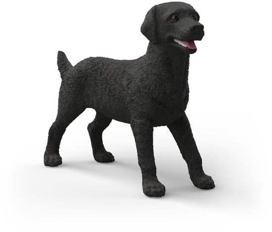 Schleich zwarte labrador retriever speelgoedhond - realistisch dierenfiguur.