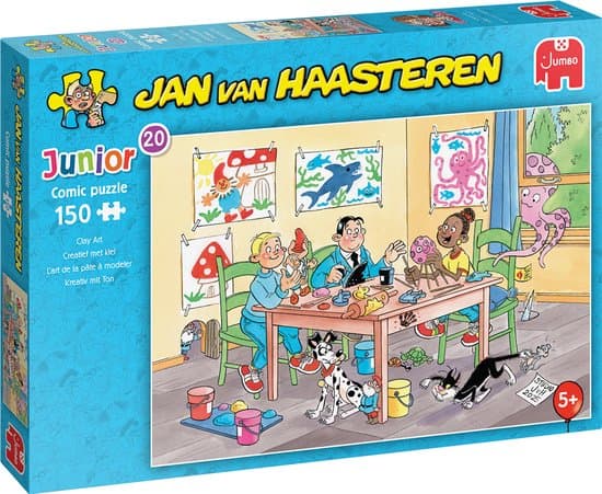 Jan van Haasteren Junior 20 - Creatief met klei - 150 stukjes puzzel - Legpuzzel voor kinderen - Vanaf 5 jaar