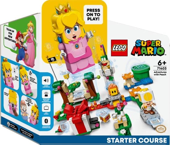 LEGO 71403 Super Mario Avonturen met Peach startset, Speelgoed voor Kinderen van 6+ Jaar