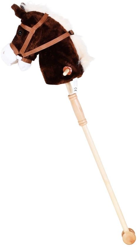 Stokpaard bruin - 95 cm - hobby horse