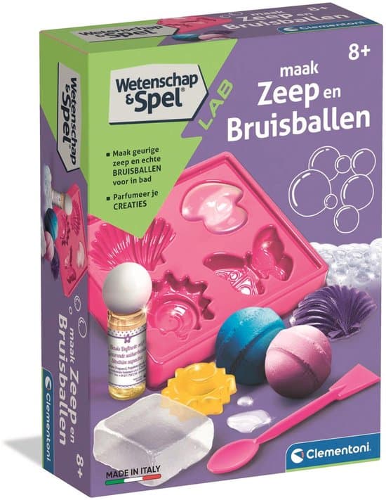 Clementoni Wetenschap & Spel - Zelf zeep maken - STEM Speelgoed - Vanaf 8 jaar