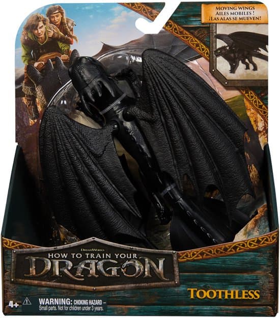 How to train your dragon - Hoe Tem Je Een Draak - Tandloos Draken Actiefiguur 23 cm - Speelgoed