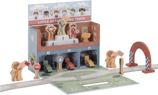 Little Dutch Speelkoffer Racebaan - Hout FSC
