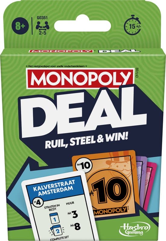 Monopoly Deal Kaartspel - Nederlandse Editie