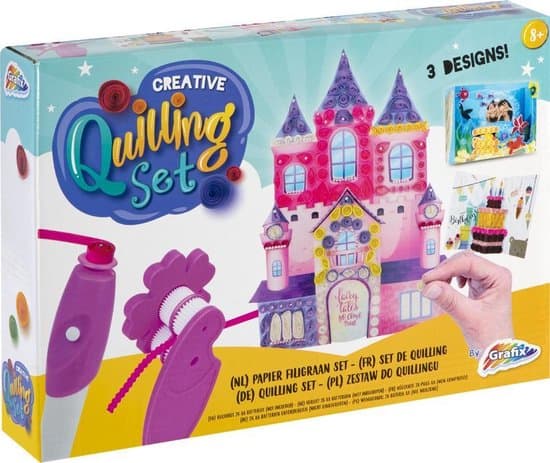 Grafix - Quilling knutselset - Papier Filigraan set - prinsessen paleis bouwen