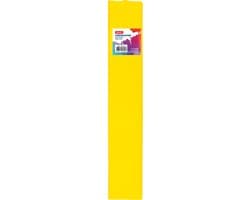 CREAKIT. Crêpepapier – 50 x 250 cm – Knutselen voor Kinderen en Volwassenen – Knutselpapier – Gekleurd Tekenpapier – Vloeipapier – Crepe Papier – Geel
