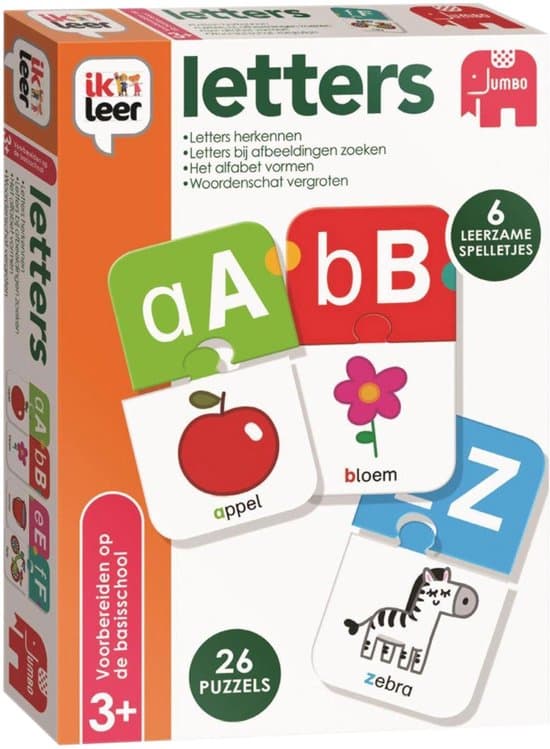 Jumbo - Ik Leer - Letters - Educatief spel - Vanaf 3 jaar