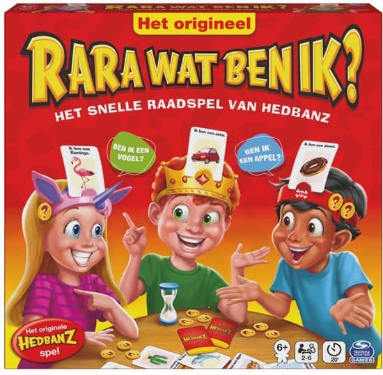 RARA wat ben ik? Hedbanz 3e editie 2025 - Nieuwe kaarten en hoofdbanden - 2-6 spelers