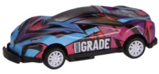 Rapid Wheels crash auto met frictie en 360º spin en salto
