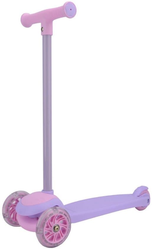 Alert - Step Scooter - Driewieler - Roze & Paars
