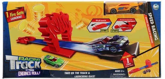 KiddyGo racebaan mini speelgoed - spannende racebaan voor kinderen.