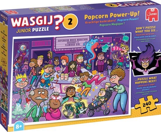 Wasgij Junior - Krachtige kaskrakers! - 240 stukjes - Legpuzzel voor kinderen