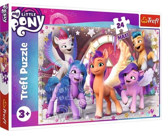 Trefl De Vreugde van de Pony's Hasbro My Little Pony Legpuzzel - 24 stukjes - Vanaf 3 jaar