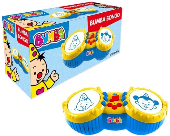 Bumba - Speelgoedinstrument - Bongo - Met remixfunctie - Inclusief verschillende leuke Bumbamuziekjes - Met leuke geluidjes - Met opnamefunctie