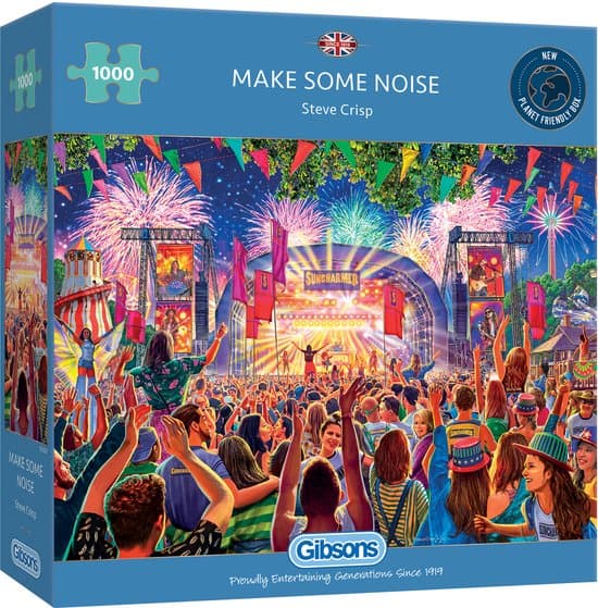 Gibsons - Make Some Noise (door Steve Crisp) - 1000 stukjes 68×49cm (b×h) - Legpuzzel voor volwassenen