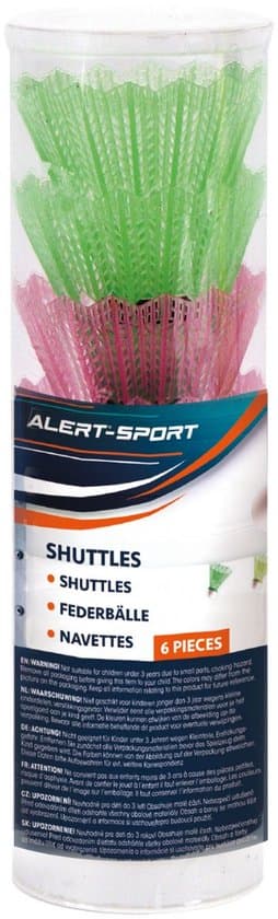 Alert Sport - Shuttles Kleur (6 Stuks)