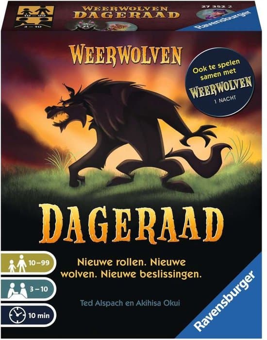 Ravensburger Weerwolven Dageraad | Blufspel vanaf 3 spelers