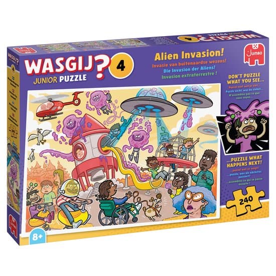 Wasgij Junior 4 - Invasie van buitenaardse wezens! (240 stukjes)