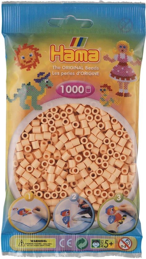 Hama Strijkkralen 1000 Stuks beigeig