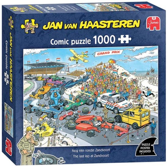 Jan van Haasteren Nog één rondje Zandvoort - Puzzel 1000 stukjes volwassenen - Legpuzzels