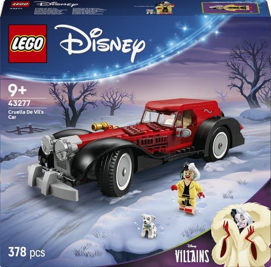 LEGO Disney 101 Dalmatiers Cruella de Vils auto - 43277