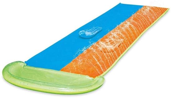 2 Persoons Waterglijbaan Racer 549 cm - Waterspeelgoed - Dubbele Glijbaan