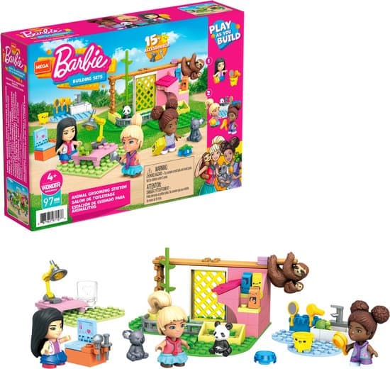 Mega Barbie Dierenverzorging bouwset - 97 bouwstenen