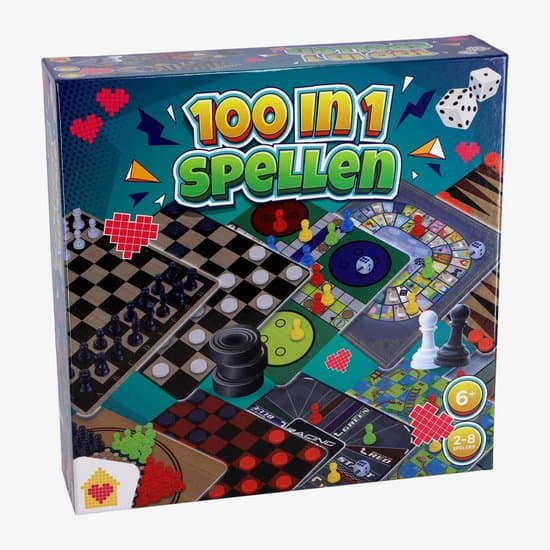 Spellendoos 100 in 1 - Spelletjes - Entertainment
