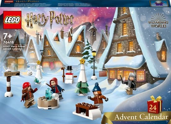 LEGO 76418 Harry Potter adventskalender 2023 Kerst Set met 24 Speelgoed Cadeaus voor Kinderen