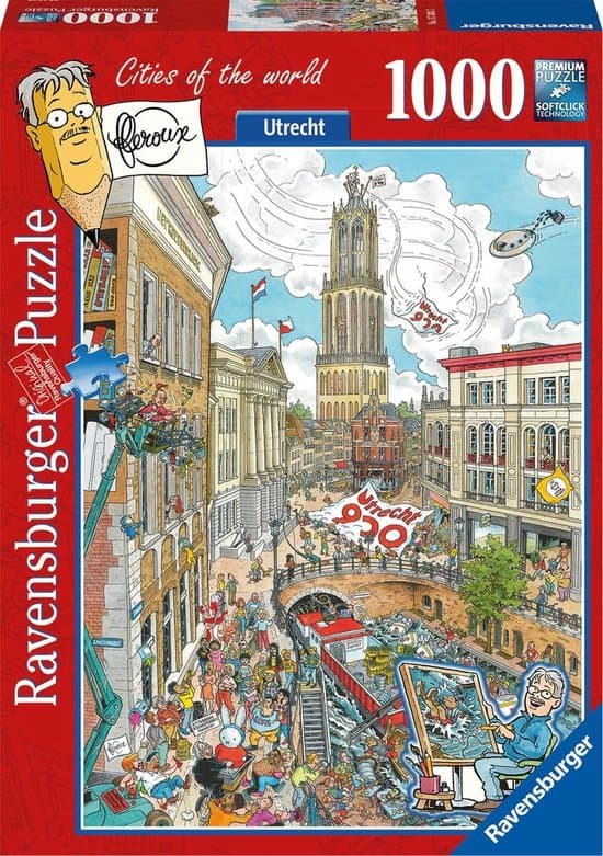 Ravensburger Legpuzzel - Fleroux Utrecht - 1000 Stukjes