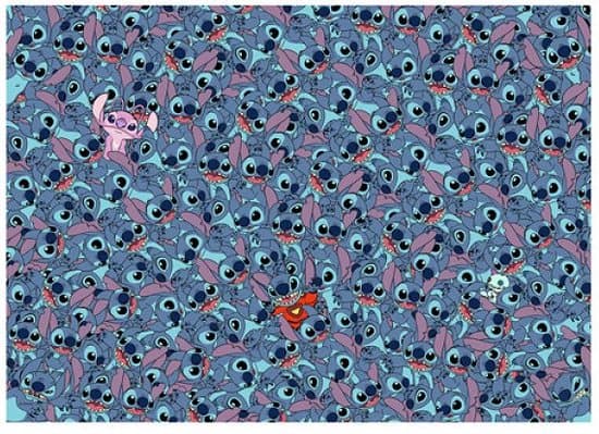 Ravensburger legpuzzel Disney Stitch Challenge 1000 stukjes cartoon.