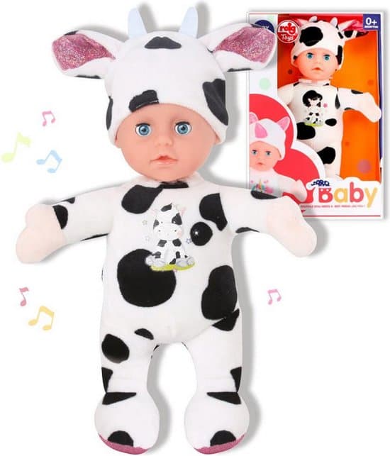 Babypop Reig Koe 25 cm Knuffel
