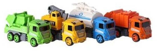Diecast Truck Frictie 4 Assorti.