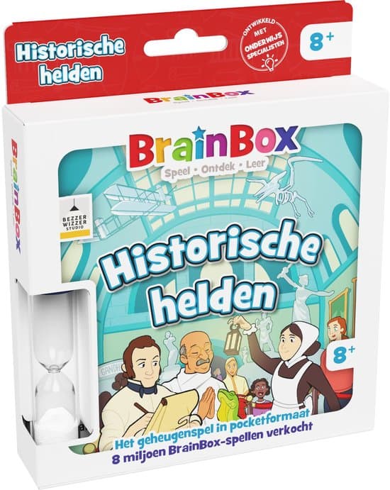 Brainbox Pocket Historische Helden - Nederlands Kaartspel