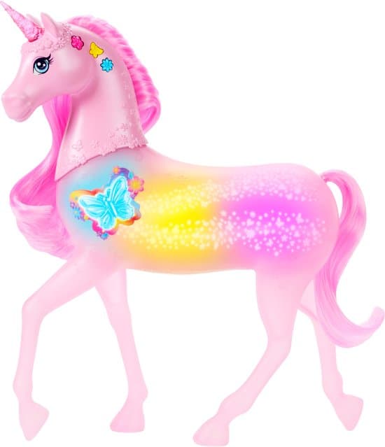 Barbie Eenhoorn met Licht & Geluid – Fonkelende Lichtshow & Muziek