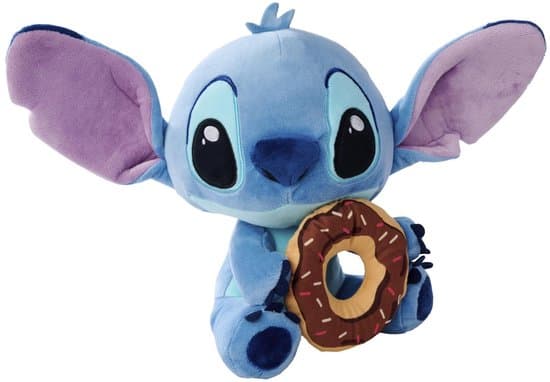 Simba Toys plush Disney Stitch knuffel met donut - 25cm - 6315870518NPB