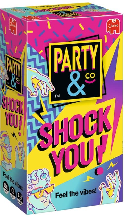 Jumbo - Party & Co. Shock You - Partyspel Nederlandstalig - vanaf 16 jaar - 4 tot 20 spelers