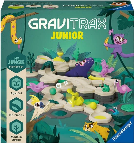 Ravensburger - GraviTrax Junior Starter-Set L – Jungle Thema