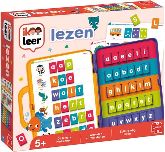 Jumbo - Ik Leer - Lezen - Educatief Spel - Vanaf 5 jaar - Koffer voor onderweg
