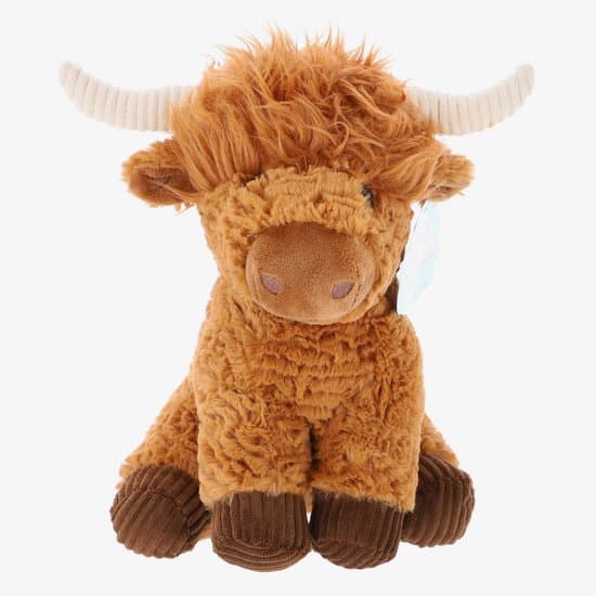 Pluchiez pluche Schotse hooglander knuffel - Bruin