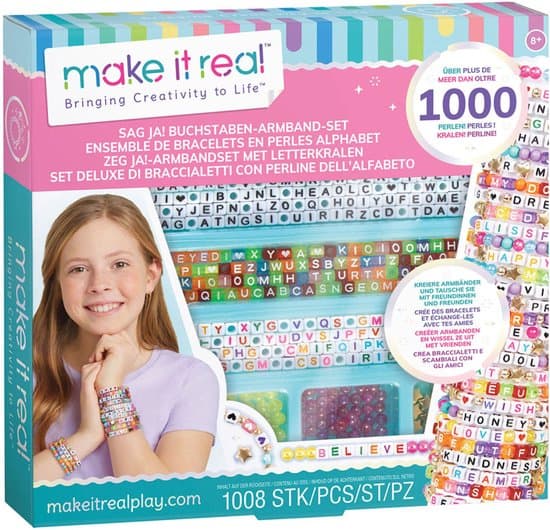 Make it Real - DIY Alfabet Sieradenset - Maak unieke alfabet armbanden