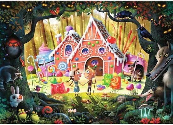 Ravensburger puzzel Hans en Grietje pas op! - Legpuzzel - 1000 stukjes