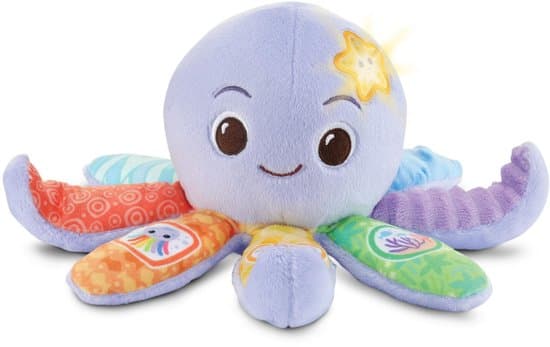 VTech Baby Knuffel & Speel Octopus - Interactieve Knuffel - Inclusief 15 Melodietjes en 3 Gezongen Liedjes - Vanaf 3 Maanden