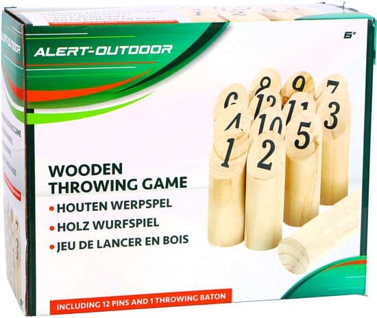 Alert Werpspel Kinderen - Werpspel voor Buiten - Buitenspel - Buitenspeelgoed met Opbergnet