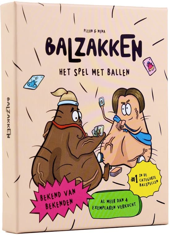 Balzakken - Hilarisch Partyspel - Brutaal Kaartspel - Cadeau voor Studenten & Vrienden & Familie - Inclusief aandacht voor Zaadbalkanker