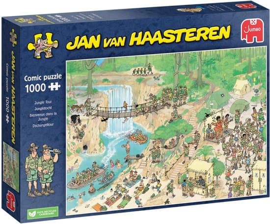 Jan van Haasteren - Jungletocht - Nederlands Kampioenschap Puzzelen 2024 - 1000 stukjes