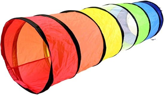 Speeltunnel voor kinderen - Regenboog - Opvouwbaar - Meerkleurig