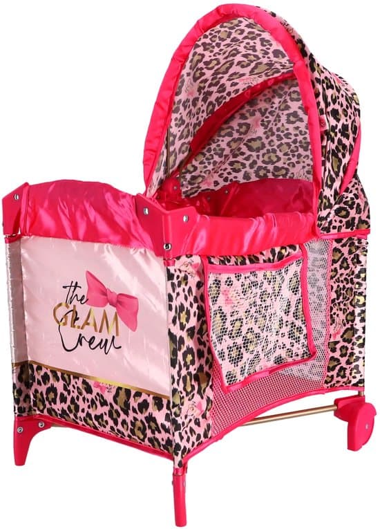 The Glam Crew Poppenbed - One Size - Meisjesspeelgoed - Roze - The Glam Crew